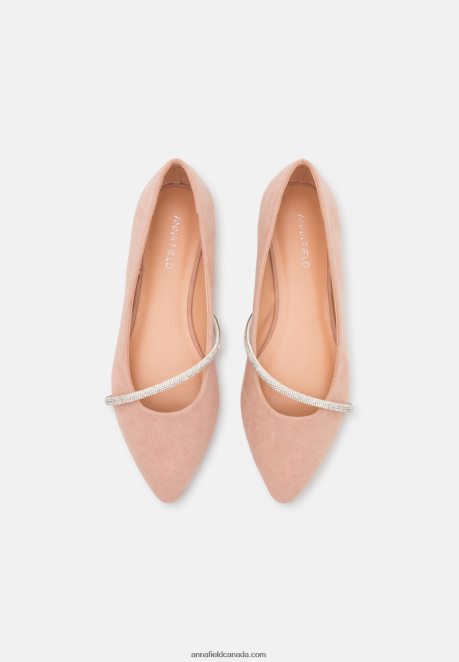 Anna Field Women Ballet Pumps Light Pink H42J4Z2118