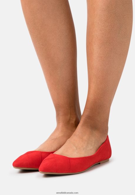 Anna Field Women Ballet Pumps Red H42J4Z2127