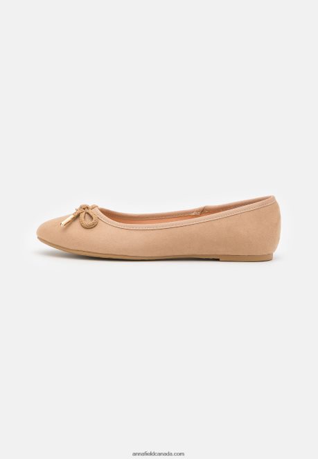 Anna Field Women Ballet Pumps Taupe H42J4Z2095
