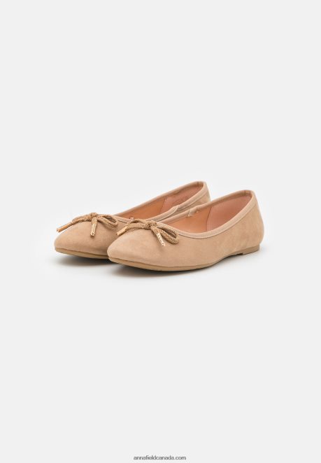 Anna Field Women Ballet Pumps Taupe H42J4Z2095