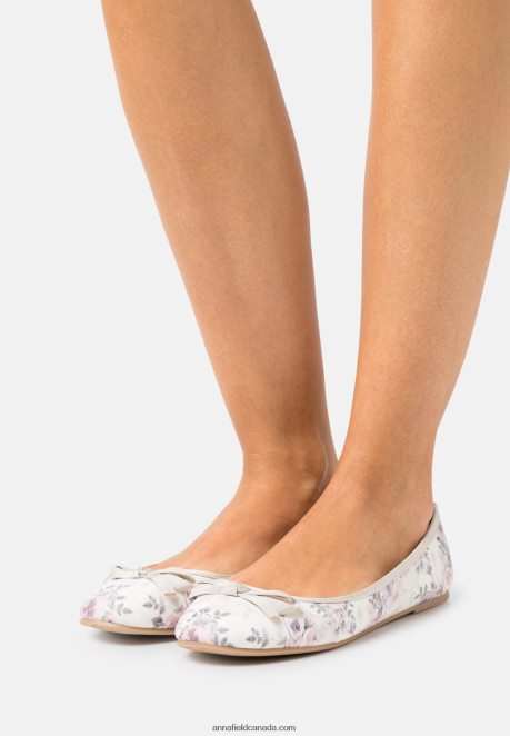 Anna Field Women Ballet Pumps White H42J4Z2097