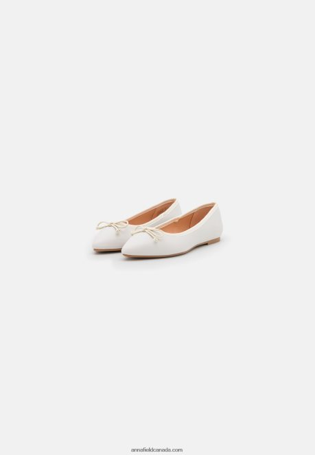 Anna Field Women Ballet Pumps White H42J4Z2111
