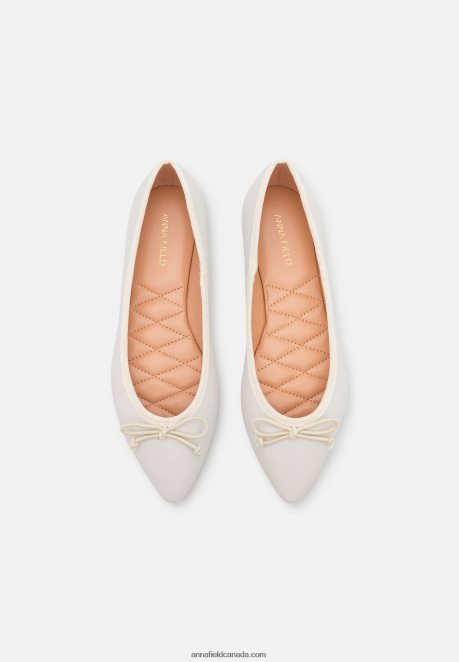 Anna Field Women Ballet Pumps White H42J4Z2111