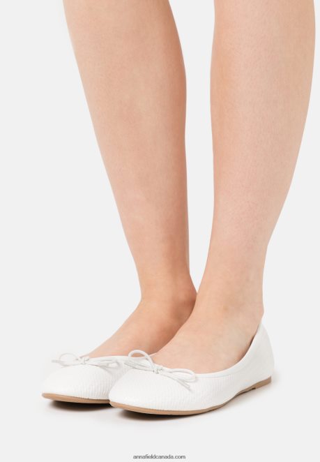 Anna Field Women Ballet Pumps White H42J4Z2121