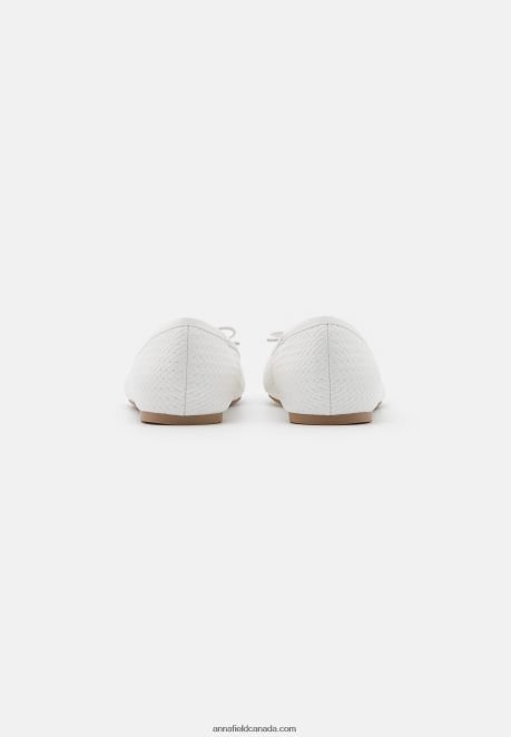 Anna Field Women Ballet Pumps White H42J4Z2121