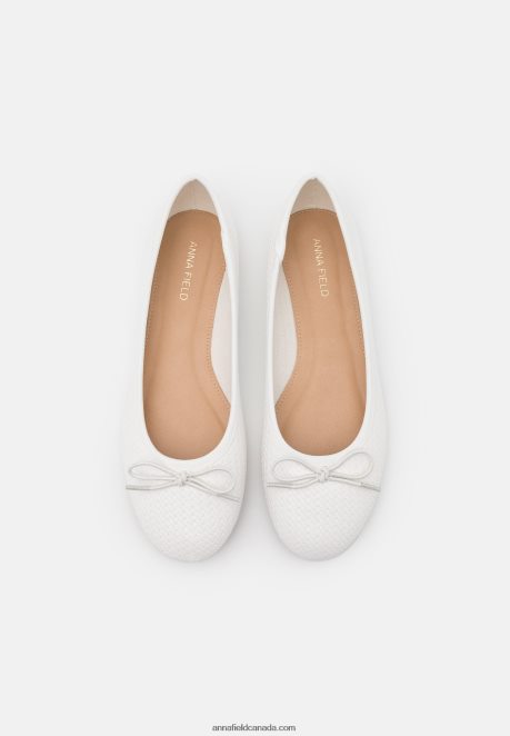 Anna Field Women Ballet Pumps White H42J4Z2121