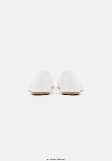 Anna Field Women Ballet Pumps White H42J4Z2144