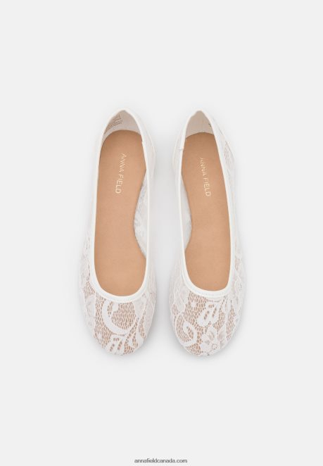 Anna Field Women Ballet Pumps White H42J4Z2144