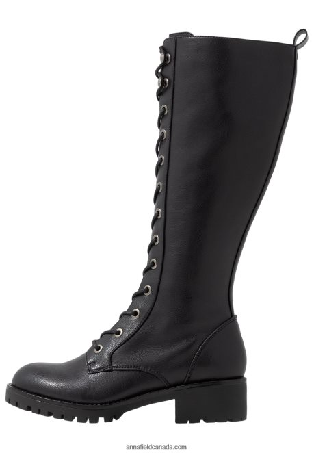 Anna Field Women Lace-Up Boots Black H42J4Z2222