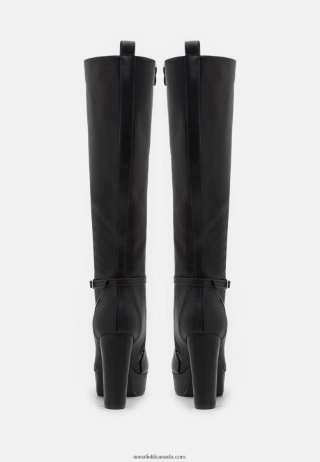 Anna Field Women Lace-Up Boots Black H42J4Z2223