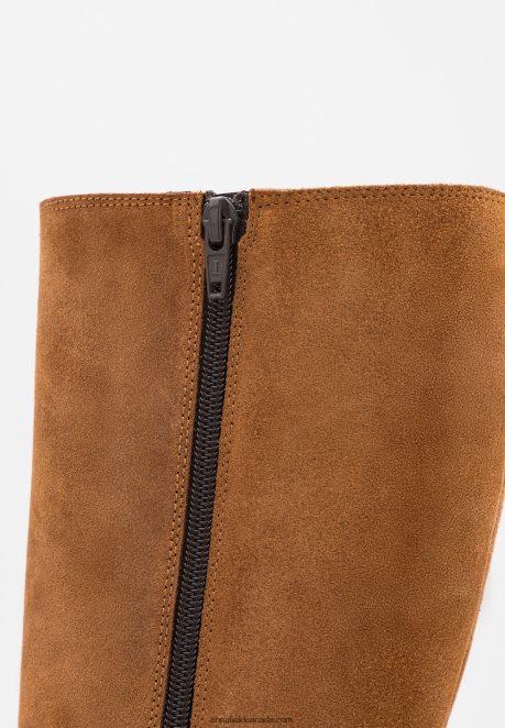 Anna Field Women Leather Boots Cognac H42J4Z2199