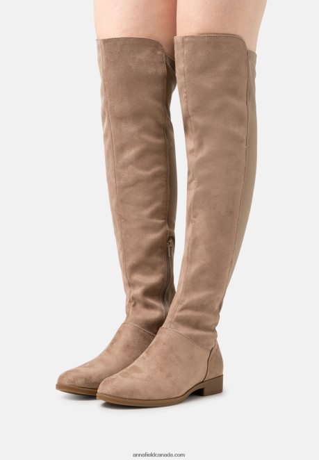 Anna Field Women Over-The-Knee Boots Beige H42J4Z2237