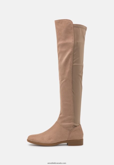 Anna Field Women Over-The-Knee Boots Beige H42J4Z2237