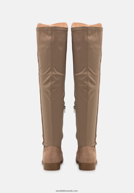 Anna Field Women Over-The-Knee Boots Beige H42J4Z2237