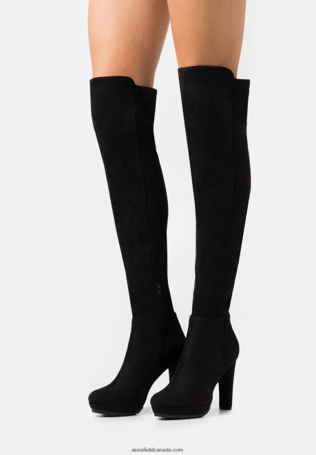 Anna Field Women Over-The-Knee Boots Black H42J4Z2227