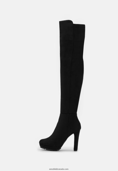 Anna Field Women Over-The-Knee Boots Black H42J4Z2227