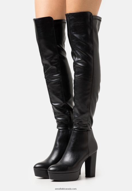 Anna Field Women Over-The-Knee Boots Black H42J4Z2232