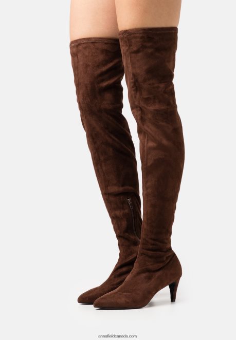 Anna Field Women Over-The-Knee Boots Brown H42J4Z2234