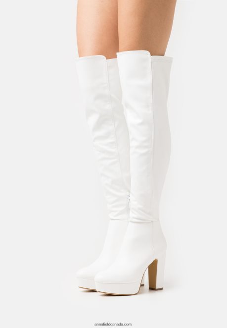 Anna Field Women Over-The-Knee Boots White H42J4Z2233