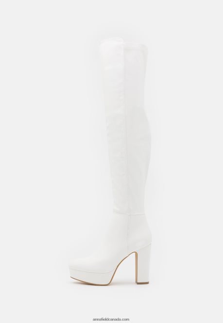 Anna Field Women Over-The-Knee Boots White H42J4Z2233