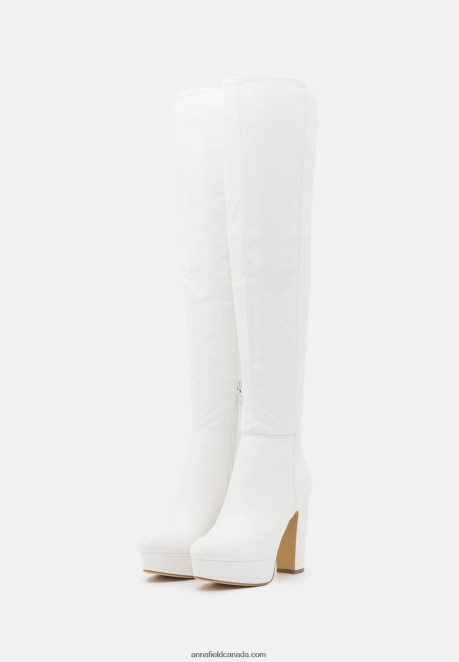 Anna Field Women Over-The-Knee Boots White H42J4Z2233