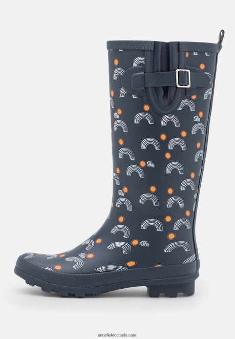 Anna Field Women Wellies Dark Blue H42J4Z2268