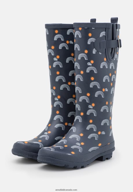 Anna Field Women Wellies Dark Blue H42J4Z2268