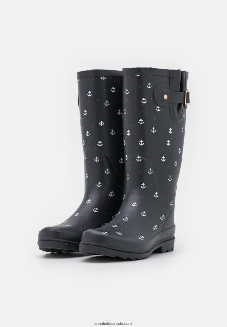 Anna Field Women Wellies Dark Blue H42J4Z2270
