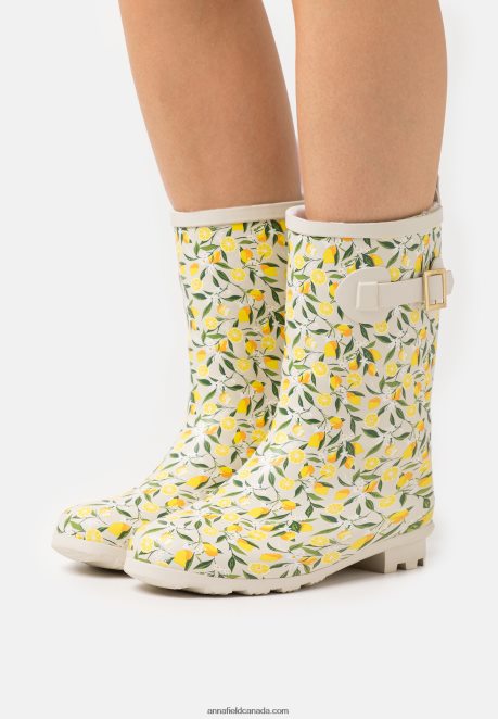Anna Field Women Wellies Yellow/Beige H42J4Z2269