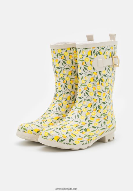 Anna Field Women Wellies Yellow/Beige H42J4Z2269
