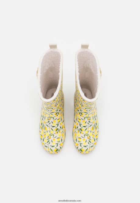 Anna Field Women Wellies Yellow/Beige H42J4Z2269