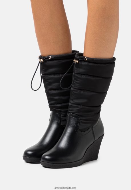 Anna Field Women Winter Boot Wedge Boots Black H42J4Z2253