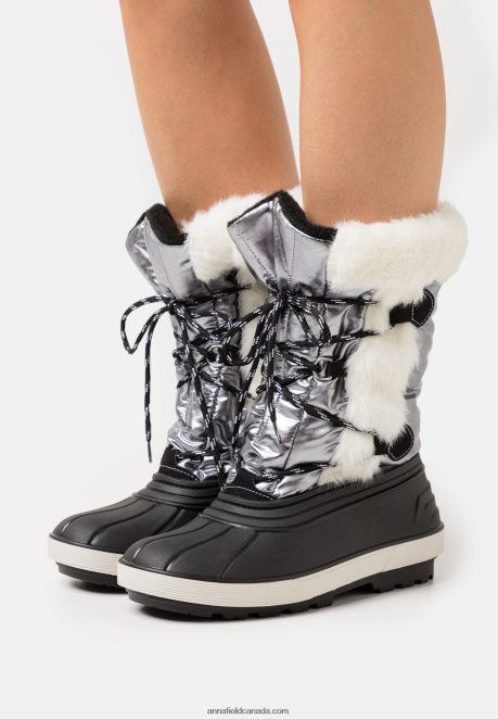 Anna Field Women Winter Boots Silver H42J4Z2215