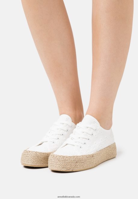 Anna Field Women Casual Lace-Ups White H42J4Z1845