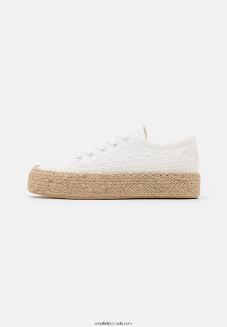 Anna Field Women Casual Lace-Ups White H42J4Z1845