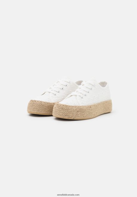 Anna Field Women Casual Lace-Ups White H42J4Z1845