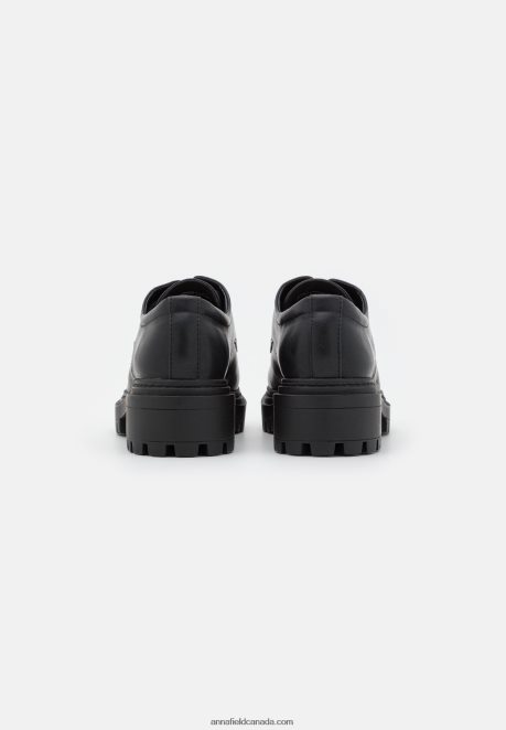 Anna Field Women Comfort Lace-Ups Black H42J4Z1856