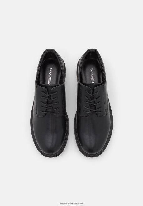 Anna Field Women Comfort Lace-Ups Black H42J4Z1856