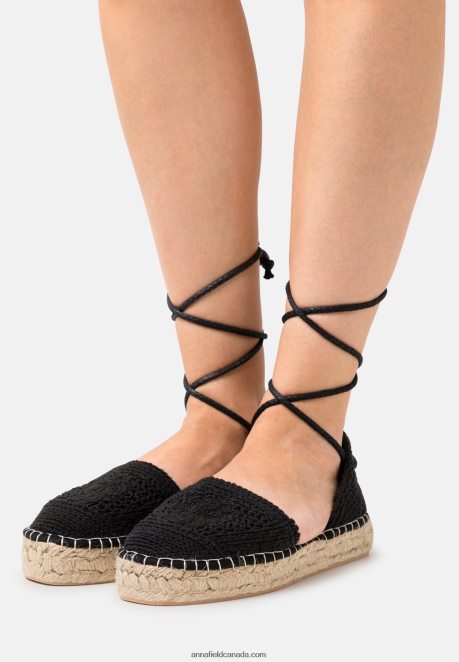 Anna Field Women Espadrilles Black H42J4Z1844