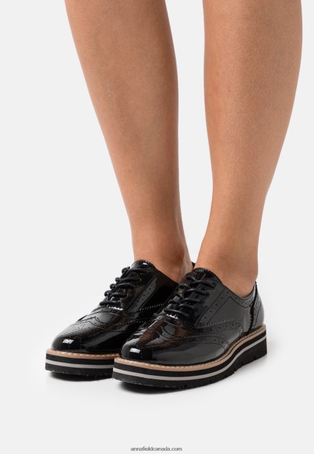 Anna Field Women Lace-Ups Black H42J4Z1848