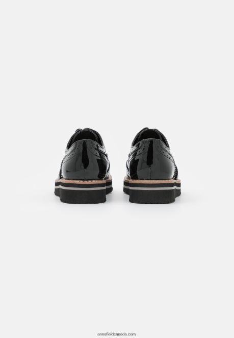 Anna Field Women Lace-Ups Black H42J4Z1848