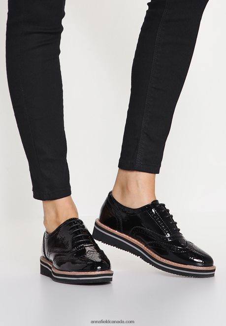 Anna Field Women Lace-Ups Black H42J4Z1850