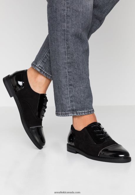 Anna Field Women Lace-Ups Black H42J4Z1851