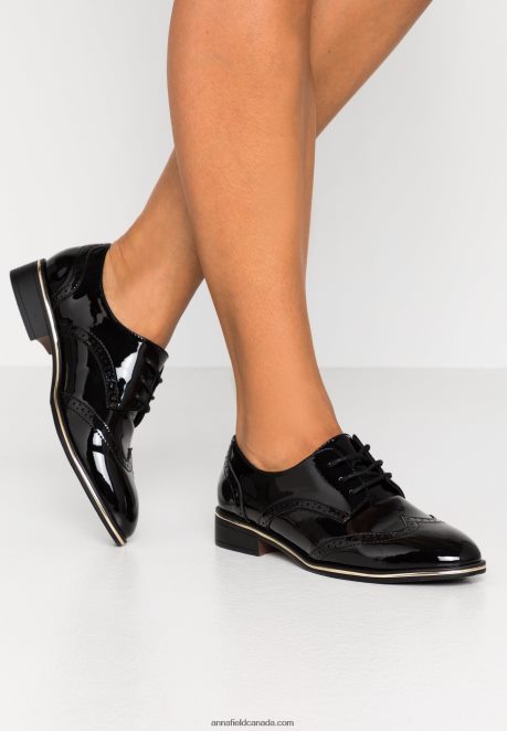 Anna Field Women Lace-Ups Black H42J4Z1852