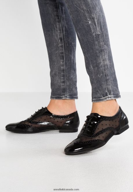 Anna Field Women Lace-Ups Black H42J4Z1853
