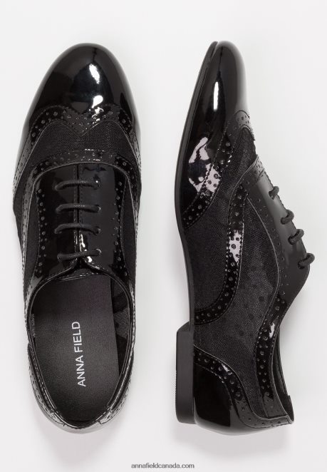 Anna Field Women Lace-Ups Black H42J4Z1853