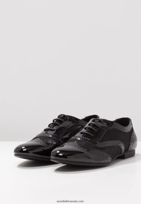 Anna Field Women Lace-Ups Black H42J4Z1853