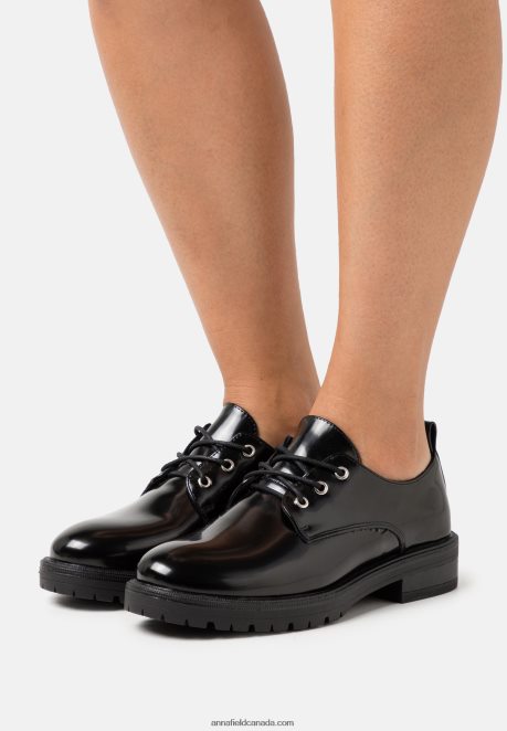 Anna Field Women Lace-Ups Black H42J4Z1855