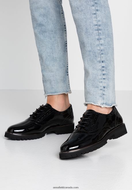 Anna Field Women Lace-Ups Black H42J4Z1857