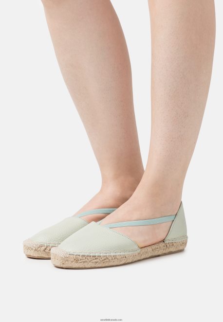 Anna Field Women Leather Espadrilles Mint H42J4Z1846